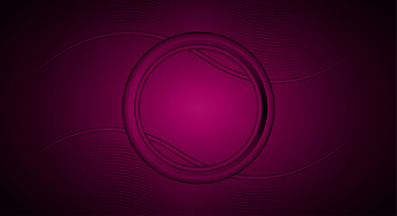 3d circular banner background with curve line pattern–Abstract minimal gradient design with vintage effect–Modern vector background–Popular elegant template for decoration, poster, art, futuristic

