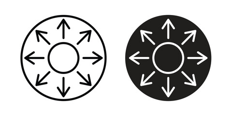 Capacity icon concept. pixel perfect linear ui icon. © Natubhai