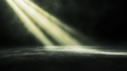 Stage spotlight on a textured surface