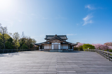 京都　将軍塚青龍殿の大舞台