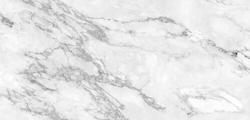 White Marble Texture with Natural Veining