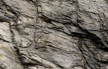 Natural Layered Rock Cliff Texture Background