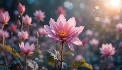 pink lotus flower
