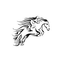 horse vector, graphic design