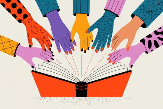 Colorful Collaborative Reach for Knowledge with Diverse Hands Over an Open Book