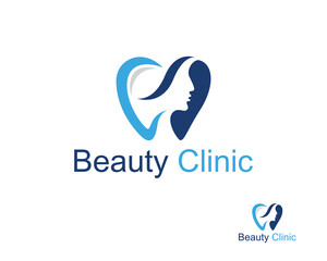dental beauty logo creative clinic medical design concept salon