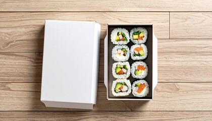 Sushi Box Branding Template