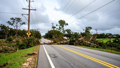 Road Damaged by Storm