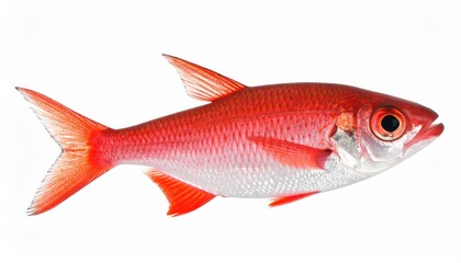 Red fish profile shot