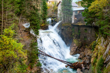 Gasteiner Waterfall in Bad Gastein - Austria