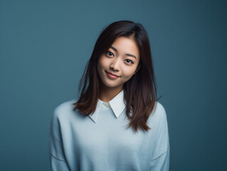 Fototapeta premium KOREAN ASIAN MODEL. YOUNG UNIVERSITY STUDENT