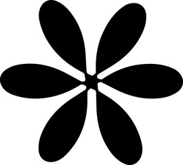 Mandala Silhouette Solid Petals