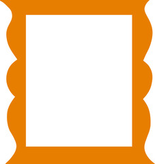 Obraz premium Abstract Freeform Small Rectangular Frame