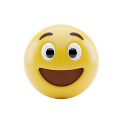 Fototapeta premium 3d smiley face