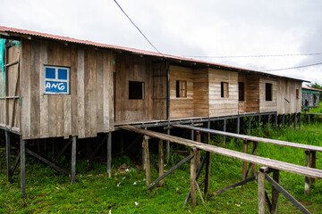 old wooden house in Murindó, Chocó