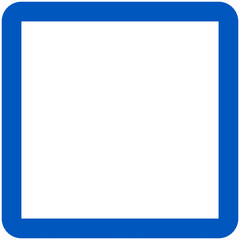 blue square symbol