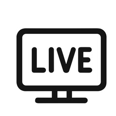 Streaming Sports icon set