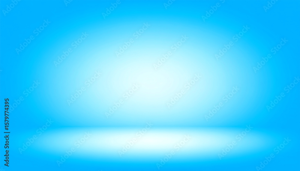 Poster a soft blue gradient background with a subtle light effect, creating a serene and calming atmosphere