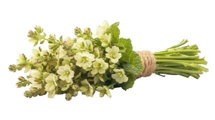 Fresh Bouquet Of Pale Yellow Primrose Flowers