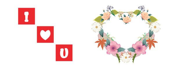 Mug my love design template printing with blank frame photos design