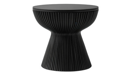 Modern Minimalist Stool With Transparent Background