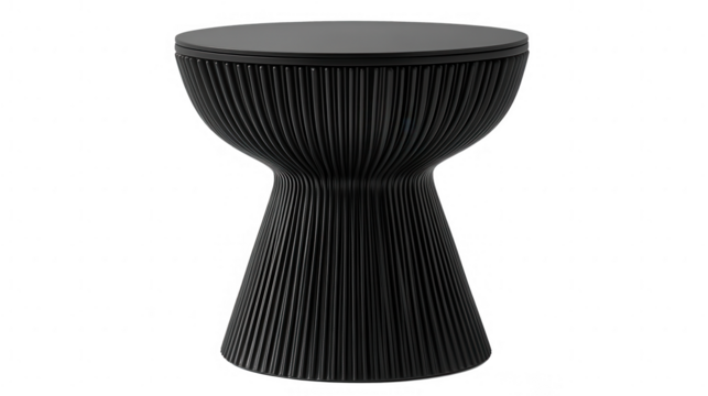 Modern Minimalist Stool With Transparent Background