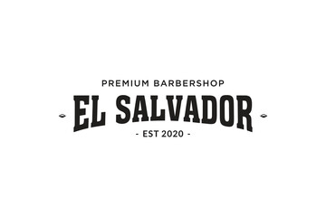 el salvador premium barbershop logo