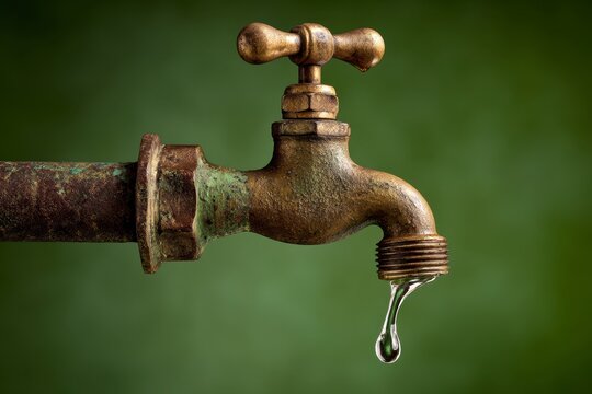 old water tap