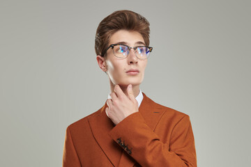 teen thinking portrait
