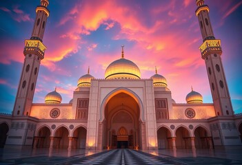 Grand Hassan II Mosque, Casablanca, Morocco's stunning architecture, religious building, marble