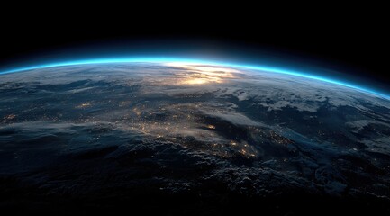 A breathtaking view of Earth from space, 