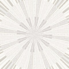 Abstract grunge background with radial light grey rays 