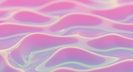 Obraz premium Abstract Pink and Purple Wavy Fluid Background. Smooth Texture.