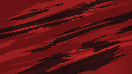Dynamic Red Abstract Sports Background with Dark Grunge Texture