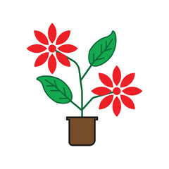 vector illustration of a flower
