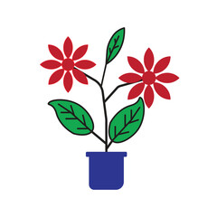 vector illustration of a flower