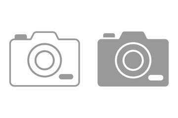 camera icon vector illustration on white background eps 10.