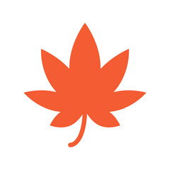 紅葉のシンプルなアイコン