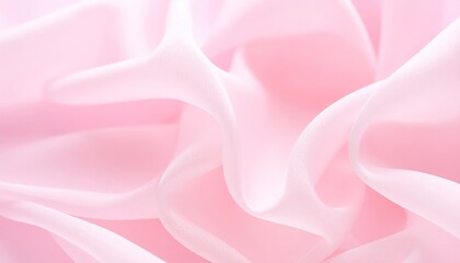 Fototapeta premium Soft, flowing pink fabric (1)