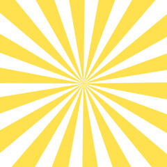 Obraz premium Background illustration of a yellow retro sunlight pattern on a transparent background
