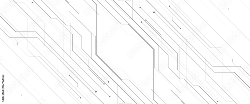 Poster vector abstract digital technology with line digital technological for web banner background