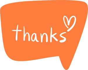 thank you speech bubble