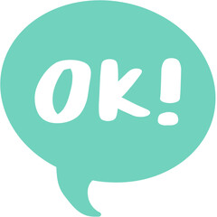 OK speech bubble