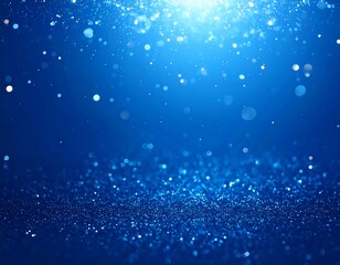 Obraz premium Blue glitter background with light
