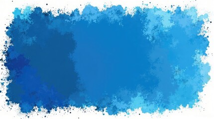 Obraz premium A textured, splatter-style background in shades of blue.