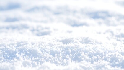 Obraz premium Glistening winter snow texture