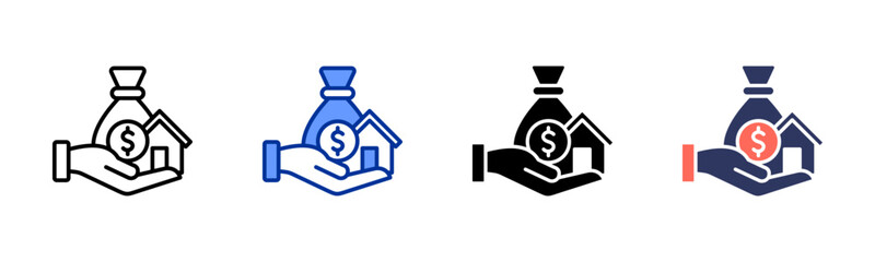 Asset icon sheet multiple style collection