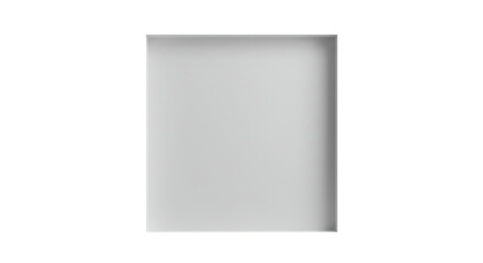 Isolated Gray Rectangle on Black Background Simple Shape Minimalist Design Perfect for Overlay Mockup or Graphic Element Insertion