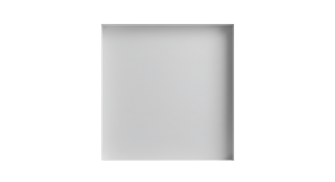 Isolated Gray Rectangle on Black Background Simple Shape Minimalist Design Perfect for Overlay Mockup or Graphic Element Insertion