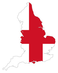 Maps of England with England Europe Country